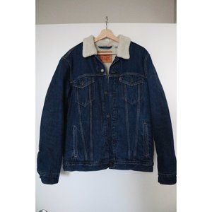 Levi Sherpa Lined Denim Jacket Men's L